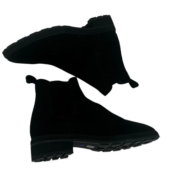 Rothy's The Lug Boot Merino Wool Lightweight Onyx Black Size W9.5 NWOB - Picture 5 of 11